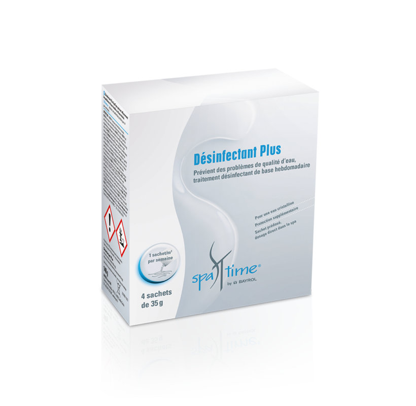 SPA TIME DESINFECTANT PLUS 35G X4 - BY BAYROL