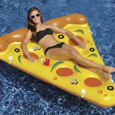MATELAS PART DE PIZZA FLOTTANTE - FUNSHINE