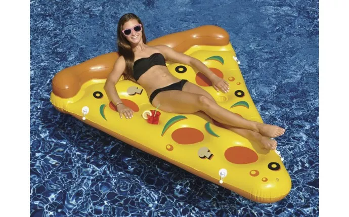 MATELAS PART DE PIZZA FLOTTANTE - FUNSHINE