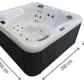 Spa Holl&rsquo;s HC Plug & Play 3 – 5 places – 200x200x93cm