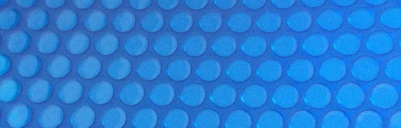 Bâche à bulles BLEU 500 / 400 microns