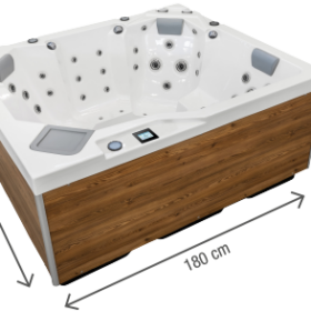Spa Holl&rsquo;s Oka 3 Sapphire – 5 places – 210x180x93cm