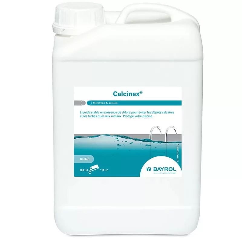 BAYROL Calcinex 1 L - Anti Calcaire Piscine | Prévention Dépôts Et Taches | Pour Tous Filtres, Eau Dure >25°F