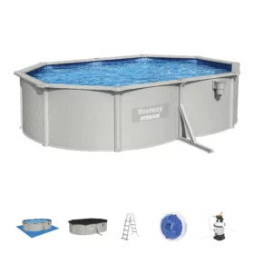 Piscine acier hors sol ovale Hydrium 500 x 360 x 120 cm