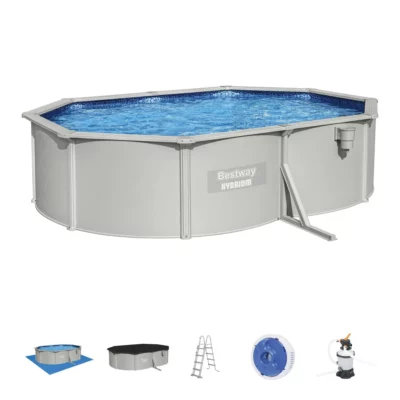 Piscine acier hors sol ovale Hydrium 500 x 360 x 120 cm