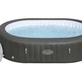 Lay-Z-Spa® 107&Prime;x 71&Prime;x 28&Prime;/2.70m x 1.80m x 71cm Mauritius Smart AirJet 7 Grey