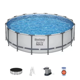Piscine hors sol ronde Steel Pro Max 488 x 122cm