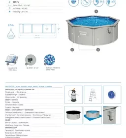 Piscine acier hors sol ronde Hydrium 360 x 122 cm