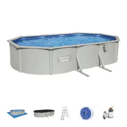 Piscine acier hors sol ovale Hydrium 610 x 360 x 120 cm