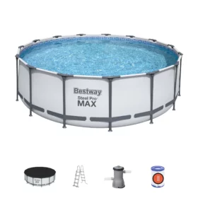 Piscine hors sol ronde Steel Pro Max 457 x 122 cm