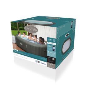 Lay-Z-Spa® 107&Prime;x 71&Prime;x 28&Prime;/2.70m x 1.80m x 71cm Mauritius Smart AirJet 7 Grey