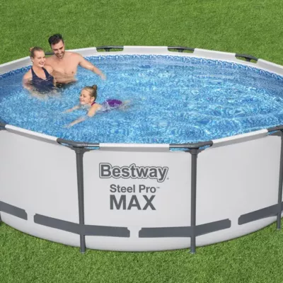 Piscine hors sol ronde Steel Pro Max 366 x 100 cm